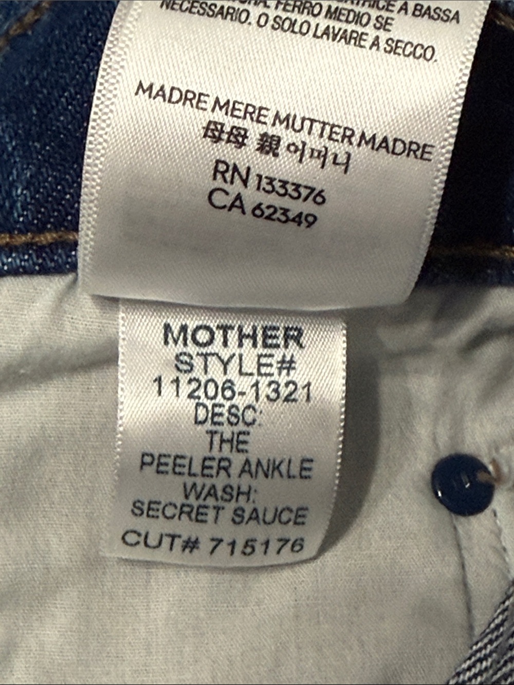 Mother SNACKS The Peeler Ankle High-Rise Barrel Leg Premium Balloon Denim Jeans - Picture 8 of 10